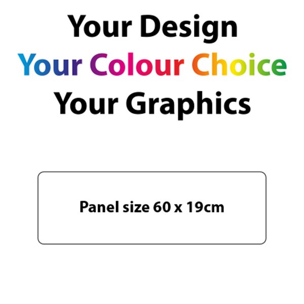 Custom Design Adhesive Panels 60 x 19cm (24" x 7.5")